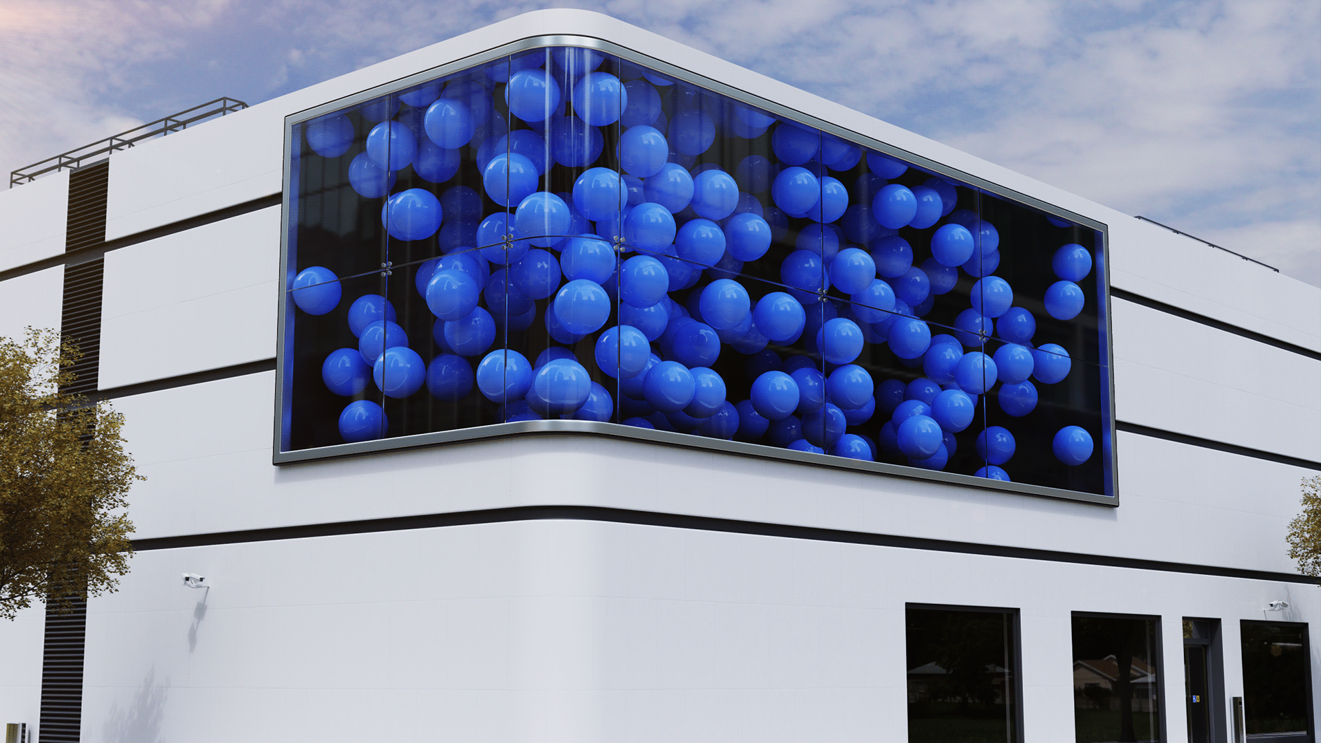 3D 아나모픽 LED 빌보드